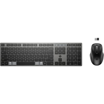 HP 720 - Draadloos Toetsenbord en Muis - Qwerty - Zwart - Snel opladen