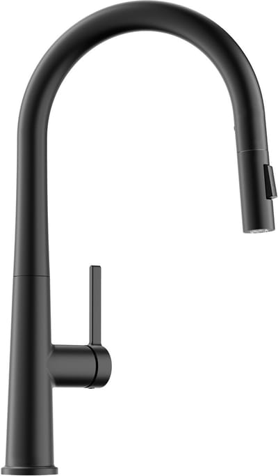 Cecipa Max Uittrekbare Keukenkraan - Zwart - 2 Straalstanden - 40 cm Uittrekbereik - Handdouche met Slang - 360° draaibare