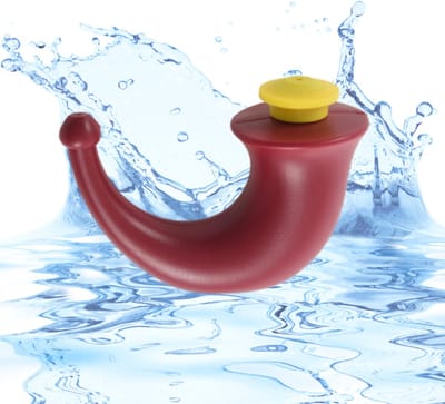 GOODTS Neusspoeler – Rood – 30 x Spoelzout – Neusdouche op Natuurlijke Basis – Voor Dagelijkse Neusreiniging – Inclusief Maatschepje – BPA-vrij