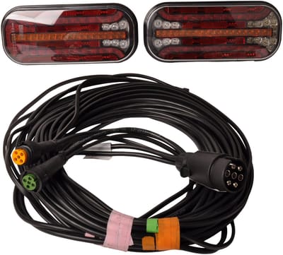 LED verlichtingsset - Fristom FT-230 - 7 meter - 7 polig - incl. 4 meter aftakkingen & dynamische richtingaanwijzers