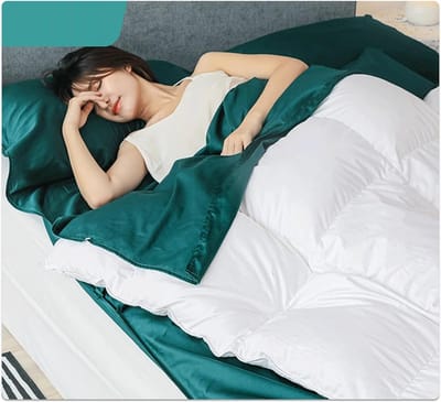 Slaapzak Liner - Reis Laken - Kamperen Reizen - Met Kussensloop - 120x210cm - Groen