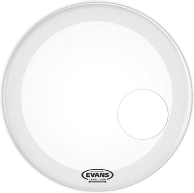 Evans EQ3 Coated wit 22", BD22RGCW bas Drum Reso - Bass drumvel