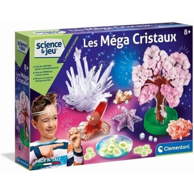 Les méga cristaux - Clementoni - Science & Jeu - Jeux Scientifiques