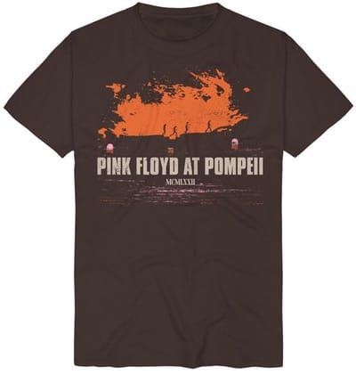 Pink Floyd Pompeii Album Cover Widescreen Heren T-shirt - bruin - S