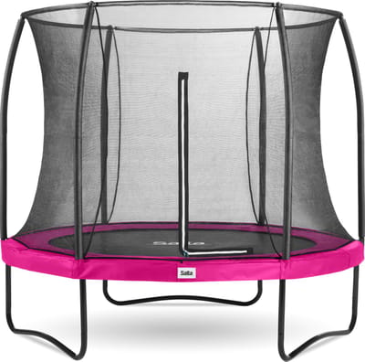 Salta Comfort Edition - ø 305 cm - Ronde trampoline met veiligheidsnet - Roze - Trampoline voor kinderen