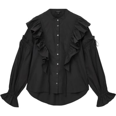AllSaints Lulu Shirt Black Taglia: 2 | Magliette intime Outlet | Donna | Nero