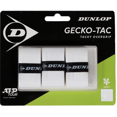 Dunlop - Grip- GECKO-TAC OGRIP WHT 3PCS BLISTER Unisex Grip - Wit