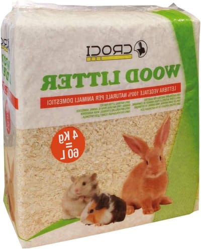 Houten Strooisel - Bodembedekking Kleine Dieren - Ondergrond Verblijf - 100% Natuurlijk - 4 Kilogram - Houtkleur