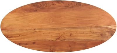 Tafelblad Massief Hout - Vervangend Blad - Eetkamer Opfrissen - Uniek Natuurlijk Patroon - 100 x 40 cm - Natuurlijk Hout