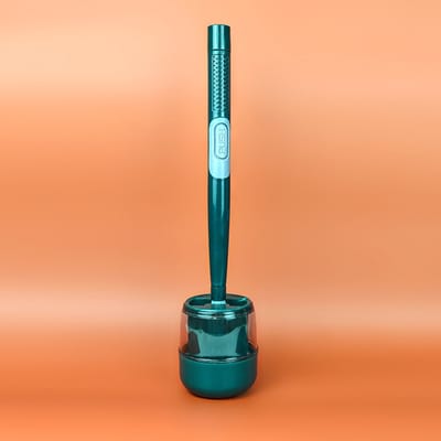 KZQ Schoonmaakborstel - Toiletborstel - Huishoudelijke schoonmaakborstel - Met standaard - Wandmontage, boren niet nodig - Hangende toiletborstel - Voor grondige badkamerreiniging