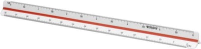 Westcott schaalstok - 30cm - schaal 1:2,5/5/10/20/50/100 - AC-E10164