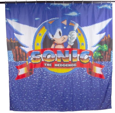 Fizz Creations Sonic The Hedgehog - Classic Douchegordijn - Multicolours