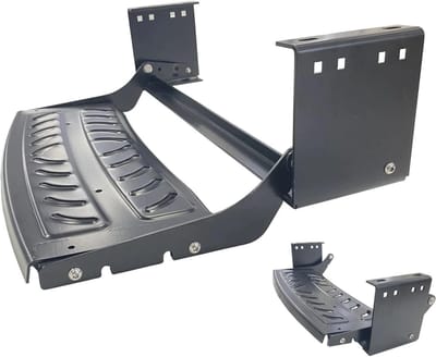 Opklapbare Camper Trap - Instaptreden Caravan - Veilig Instappen - Handmatige Bediening - 65 cm Breed - Zwart