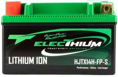 Lithium-elektriumaccu voor Piaggio 500 MP3 LT scooter 2012 tot 2013 HJTX14H-FP-S / YTX14-BS / YTX14H-BS / 12V 4Ah nieuw