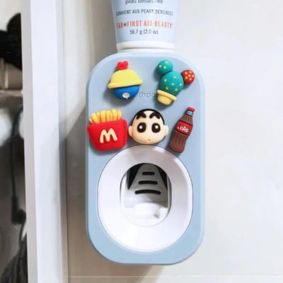 Automatische Tandpasta Knijper Voor Kinderen Huishoudelijke Tandpasta Dispenser Schattige Thuis Tandenborstelhouder Badkamer Accessoires