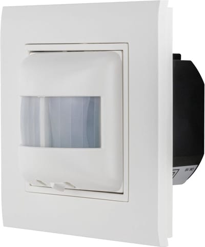Inbouw Bewegingssensor 120 Graden Hoek en 8 Meter Bereik Wit