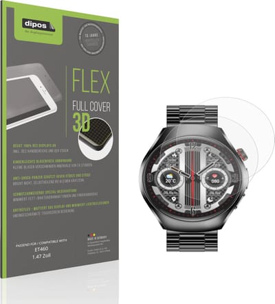 dipos FLEX – 2x Matte Screenprotector geschikt voor ET460 1.47 Zoll | Volledige Schermbescherming | Case-Friendly