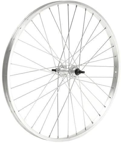 Mvtek 12´´ X 1.75 Steel Hub 85mm On Spheres Nut Voorwiel Zilver 9 x 100 mm