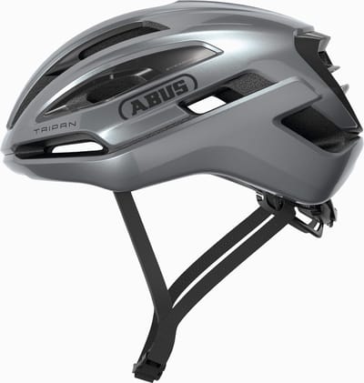 Fietshelm ABUS TAIPAN graphite silver M - 54-58 cm - zilver - Geschikt voor gebruik op gravel bikes - 275 g
