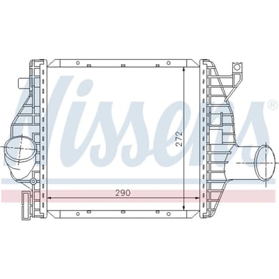 Intercooler NISSENS 96843