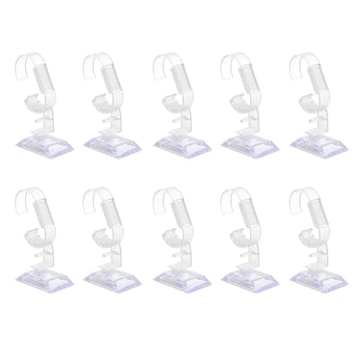 Dailygoods- Horlogestandaard Transparant - Bureau-organizerhouder - Horloge Houder - Presentatiestandaard - Verstelbaar - Bescherming tegen Krassen - Horlogehouder