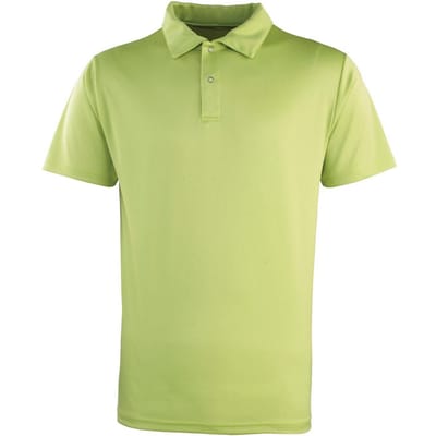 Premier Unisex Volwassen Coolchecker Piqué Poloshirt (Kalk)