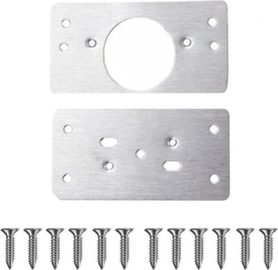 Knaak Scharnier Reparatie Set - Voor Kast- en Deurreparatie - Incl. 12 Schroeven - 2 Stuks