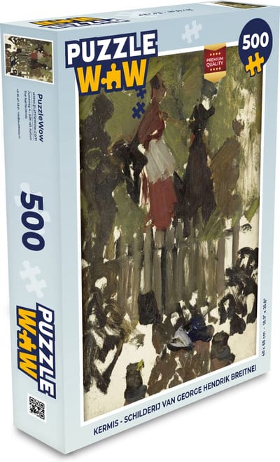 Puzzel Kermis - Schilderij van George Hendrik Breitner - Legpuzzel - Puzzel 500 stukjes
