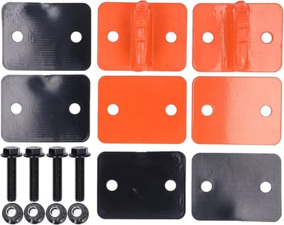 Tractor Bak Haak - Grijphaak Set - Lading Zekeren - Zwaar Gelegeerd Staal - 3/8 inch - Oranje