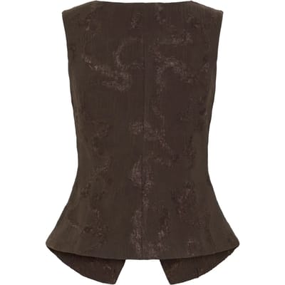 Bodywarmer met ronde hals model 'JURLIE'