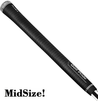 GolfPride Tour Velvet Plus 4 MIDSIZE Grip - Zwart Wit