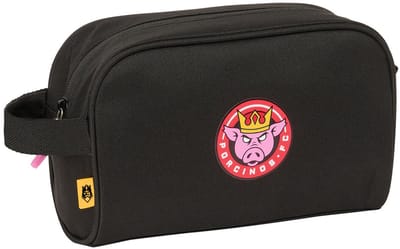Reistasje Kings League Porcinos Zwart 24 x 15 x 10 cm