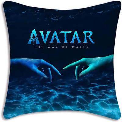 Avatar Water Weg Kussenhoezen Cartoon Sofa Decoratief Huis Dubbelzijdig Bedrukt Kort Pluche Schattige Kussenhoes Peach skin 60*60(CM)-1Pcs
