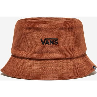 Vans Dusk Downer Check Bucket Hat Vn000a9eckn Ginger Bread SM brown