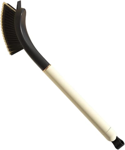 Kierenschoonmaker - Voegenborstel - Kleine ruimtes reinigen - Antislip grip - 325 cm - Grijs