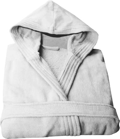 Witte Badjas met Capuchon - 100% Katoen, Warm en Zacht