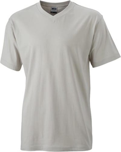 James and Nicholson Heren V Hals Tee (Lichtgrijs)