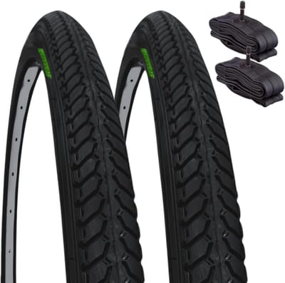 Fietsbanden set 700 x 35C (37-622) met binnenbanden en Schrader ventiel voor stads- en trekkingfietsen