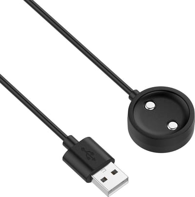 Oplader - USB oplaadkabel - geschikt voor Suunto Race / Race S / 9 Peak Pro - magnetisch - 1 meter - zwart