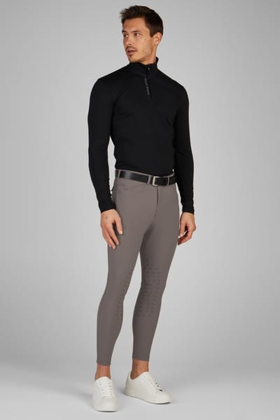 Pikeur Heren New Rodrigo SD Knee Grip Rijbroek 7603 Sport Man M (Heren 48) Dark Shadow