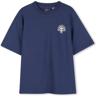 Timberland T60793 T-shirt Met Korte Mouwen Blauw 16 Years Jongen