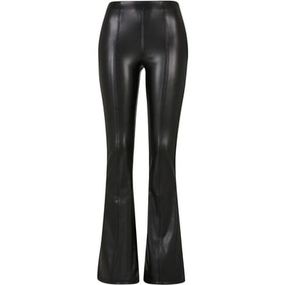 Uitlopende broek in synthetisch leer voor dames Urban Classics GT