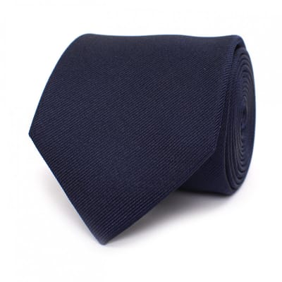 TRESANTI | ZINO I Klassiek zijden stropdas | Navy