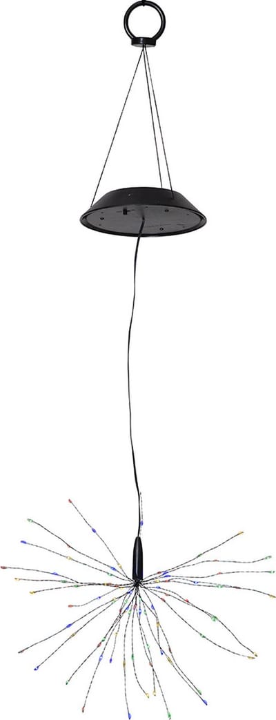 Star Trading Solar hanglamp Vuurwerk, LED, buiten, kleurrijk, vuurwerk, schemersensor, 50 cm