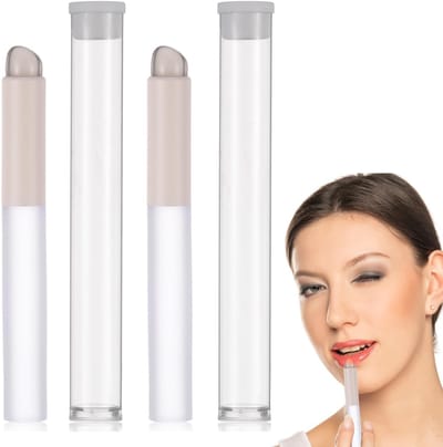 Cosensi - Dailygoody - Lippenpenseel - Siliconen Applicator - Herbruikbaar - Transparant - Lippenmasker Kwast - Ideaal voor Lippenbalsem en Concealer - Geschikt...