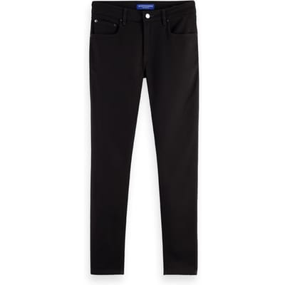 Scotch & Soda Essentials Skim In Organic Cotton – Stay Black Taglia: W28L32 | Jeans Slim Fit Outlet | Uomo | Nero