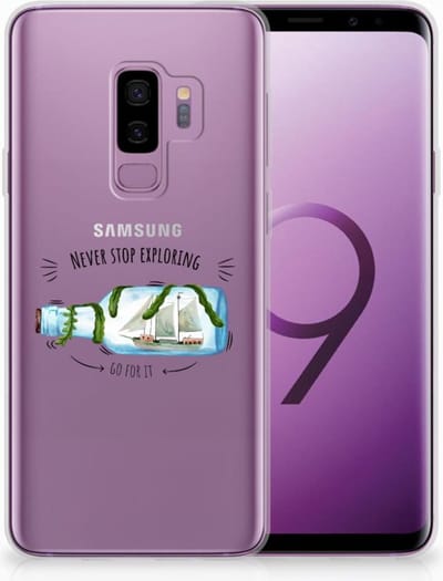 Samsung Galaxy S9 Plus Telefoonhoesje met Naam Boho Bottle