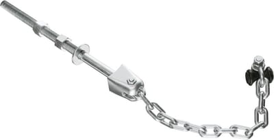 Veiligheidsketting met haak M12 x 220 mm Voor Groepsschommelhaken openbaar
