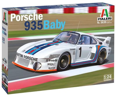 Italeri Modelbouwpakket Auto - 3639 Porsche 935 Baby Plastic - 1:24 - Modelbouw