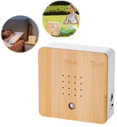 Garpex® Vogelhuisje met Geluidsmodule voor Toilet - Tuindecoratie - Eiken Houtlook - Vogelgeluiden Huisje met Sensor - Vogelhuisje Inclusief Batterijen